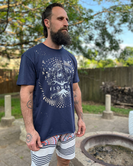 FlowJam ~ Tee ~ Midnight Blue