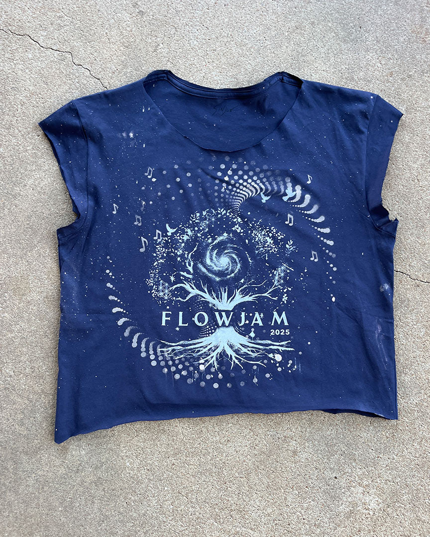 FlowJam ~ Crop ~ Midnight Blue
