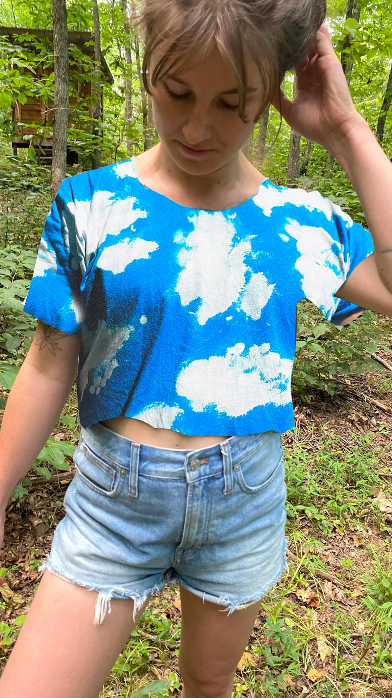 Blue Eternal ~ Crop ~ Made To Order